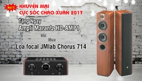 Tặng ngay ampli Marantz HD-AMP1 trị giá 26 triệu khi mua loa Focal Chorus 714