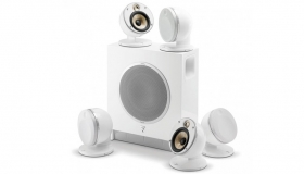 Bộ dàn 5.1 Pack Dôme Flax-5 Dôme Flax &Sub Air: Thích hợp không gian sống hiện đại tích hợp wireless.