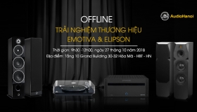 Trải nghiệm sản phẩm của Elipson và Emotiva tại sự kiện offline tháng 10 của Audio Hà Nội