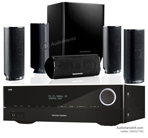 Ampli Harman Kardon AVR171 phoi ghep trong bo dan