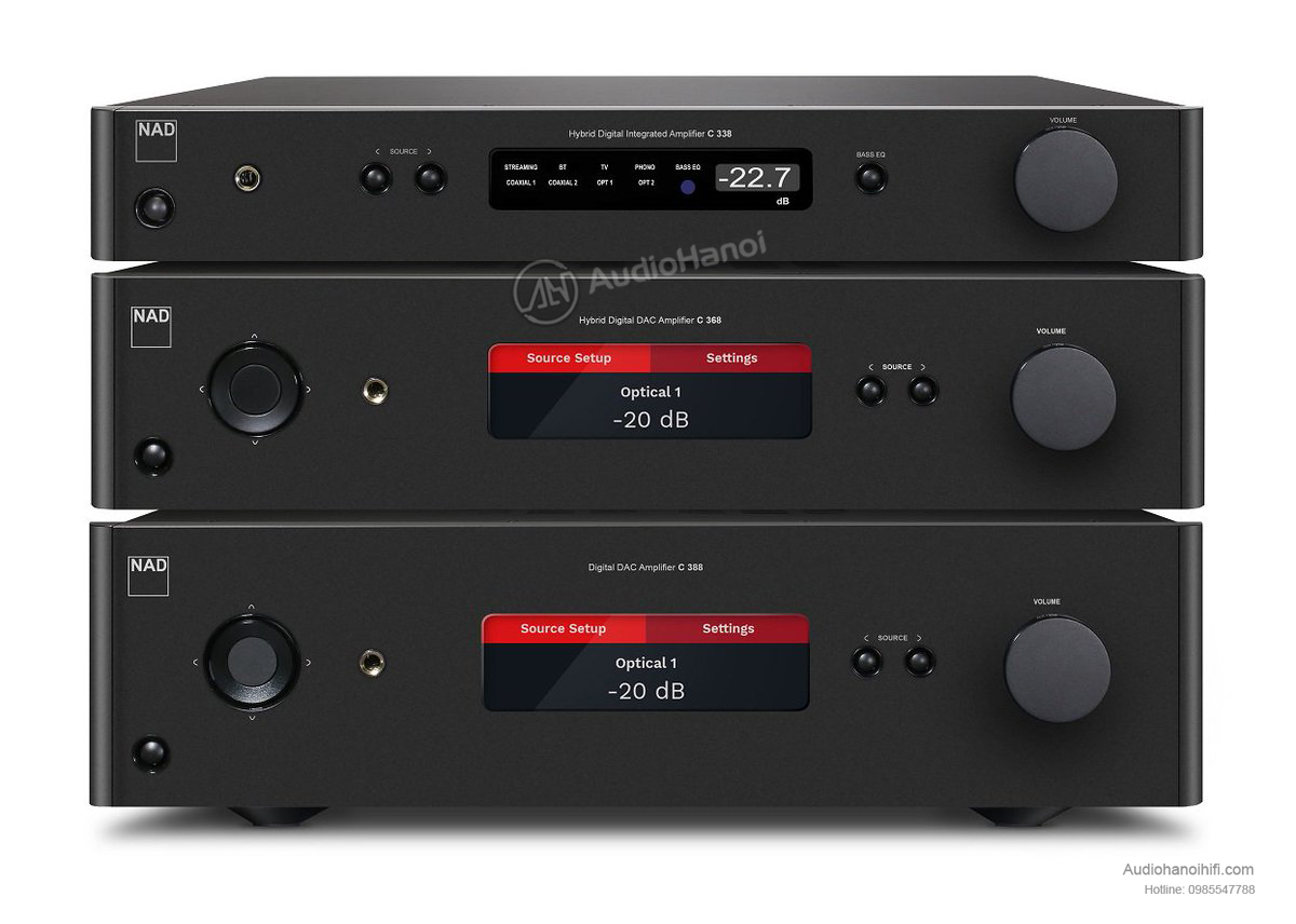 Ampli NAD C 338 Hybrid Digital chat luong