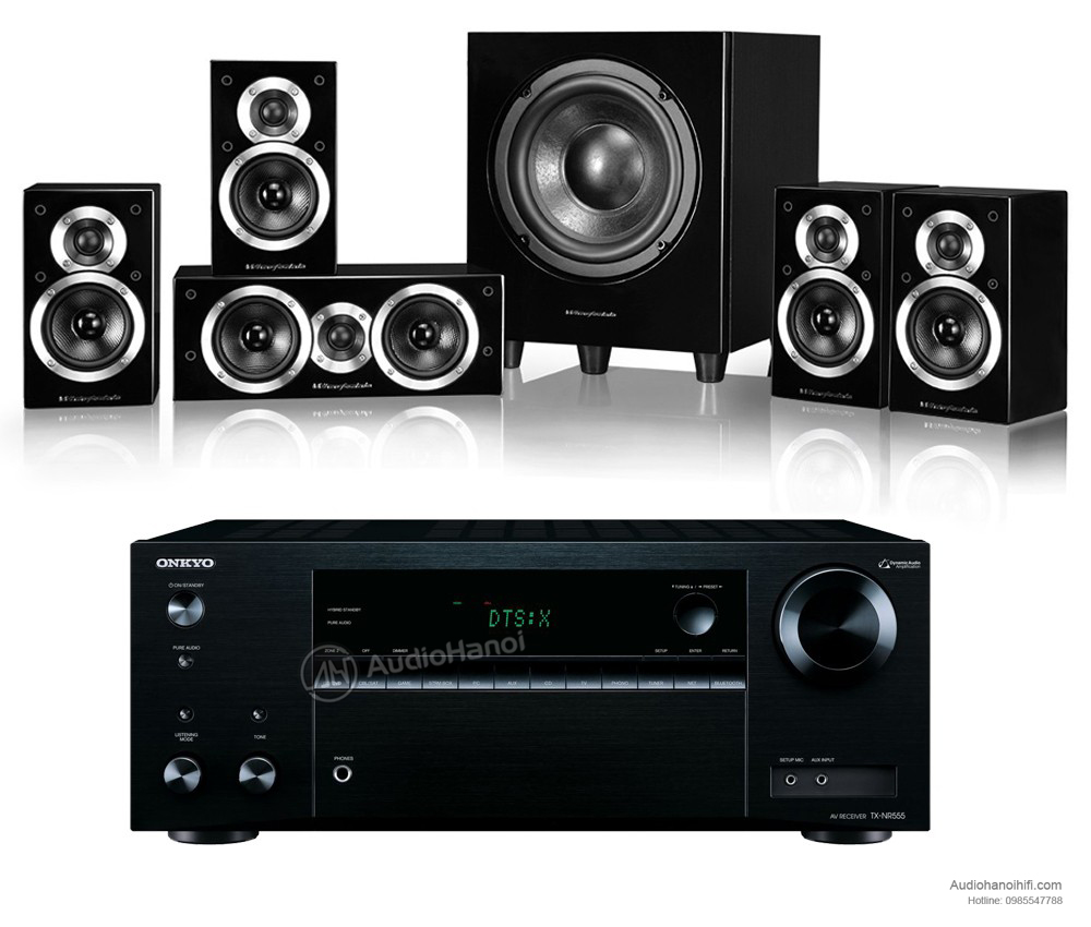 Amply Onkyo TX-NR555 chat luong