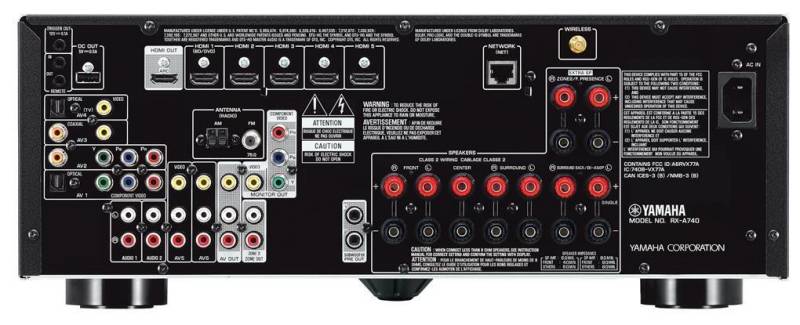 mat sau Ampli Yamaha RX-A740