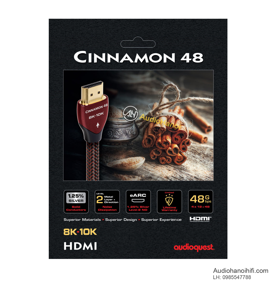AudioQuest HDMI Cinnamon 48 hop