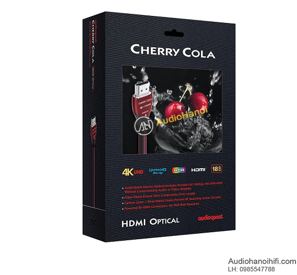 AudioQuest HDMI cherry cola 18 hop