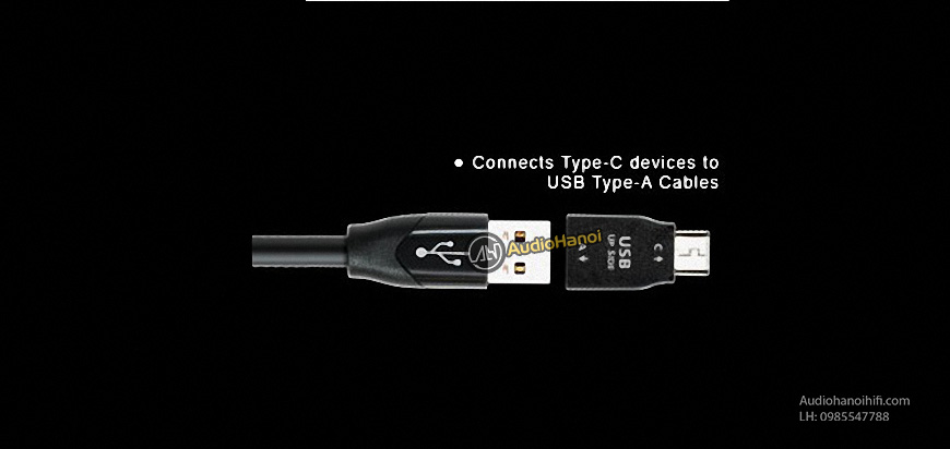 AudioQuest USB A to C Adaptor tot