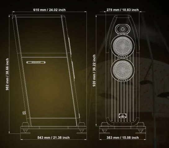 chi tiet kich thuoc ki thuat loa Kharma Exquisite Galileo 