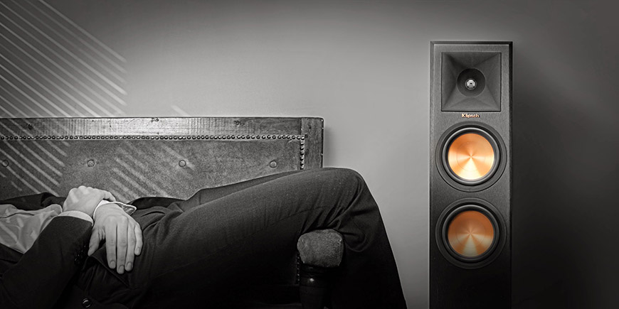 Loa Klipsch RP 250F thiet ke an thuong, sang trong