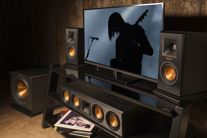 vi tri dat Klipsch RP-110WSW trong bo dan am thanh dung cach