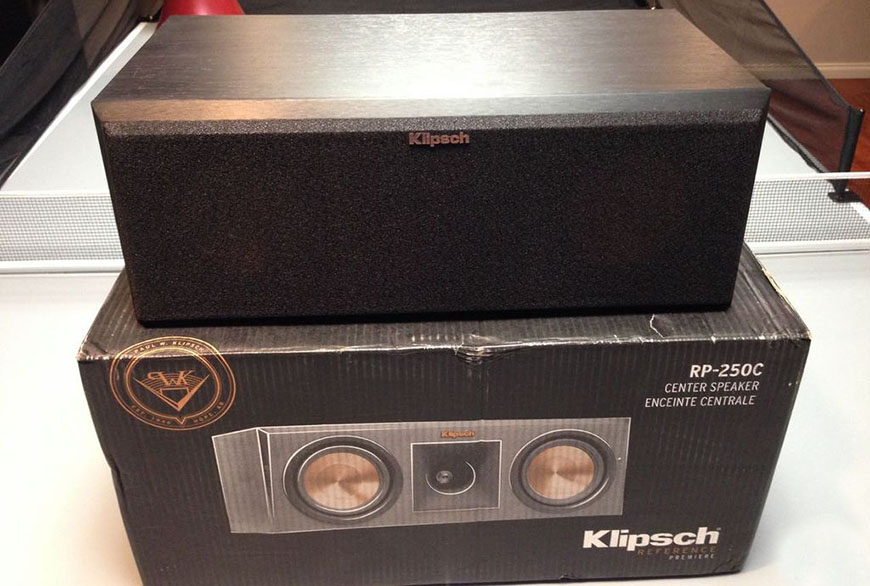 dap hop loa center Klipsch RP-250C 