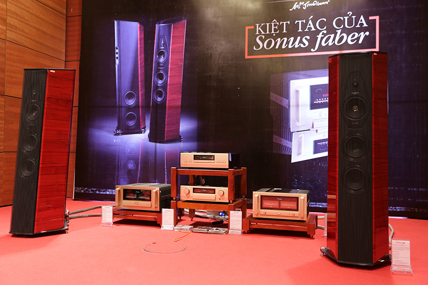 loa sonus faber il Cremones trong trien lam av show 2016 hanoi