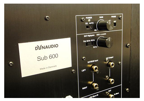 mat sau loa Dynaudio Sub 600