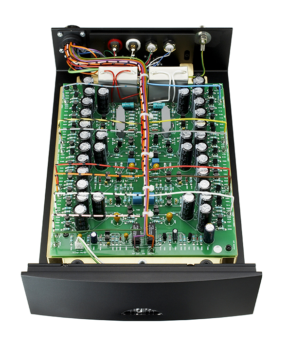 thiet ke mach ben trong Phono stage amply Naim SuperLine