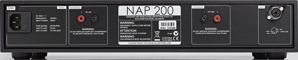 mat sau Power amply Naim NAP 200 DR