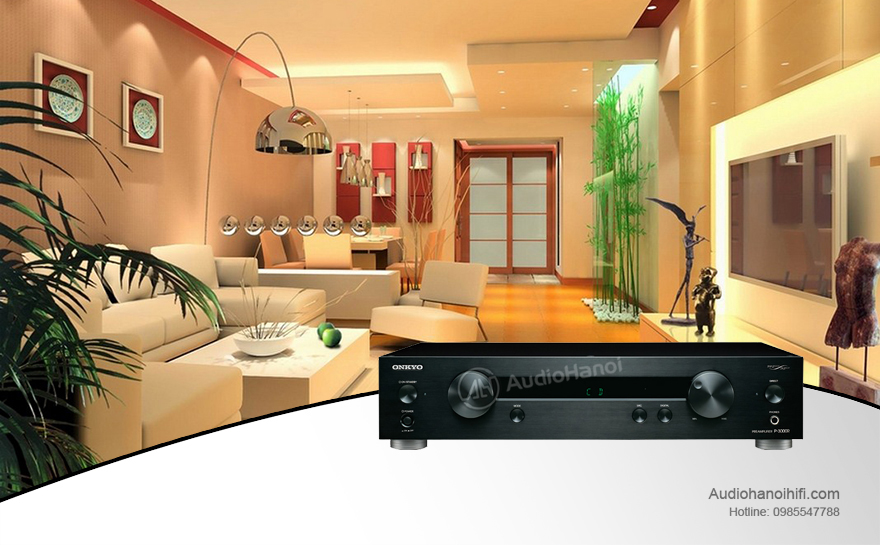 Pre amply Onkyo P-3000R trong bo dan  