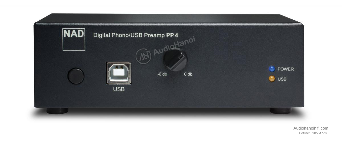 mat truoc Pre ampli NAD PP 4 Digital Phono USB