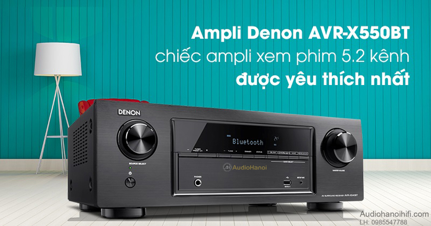 Ampli Denon AVR-X550BT chat