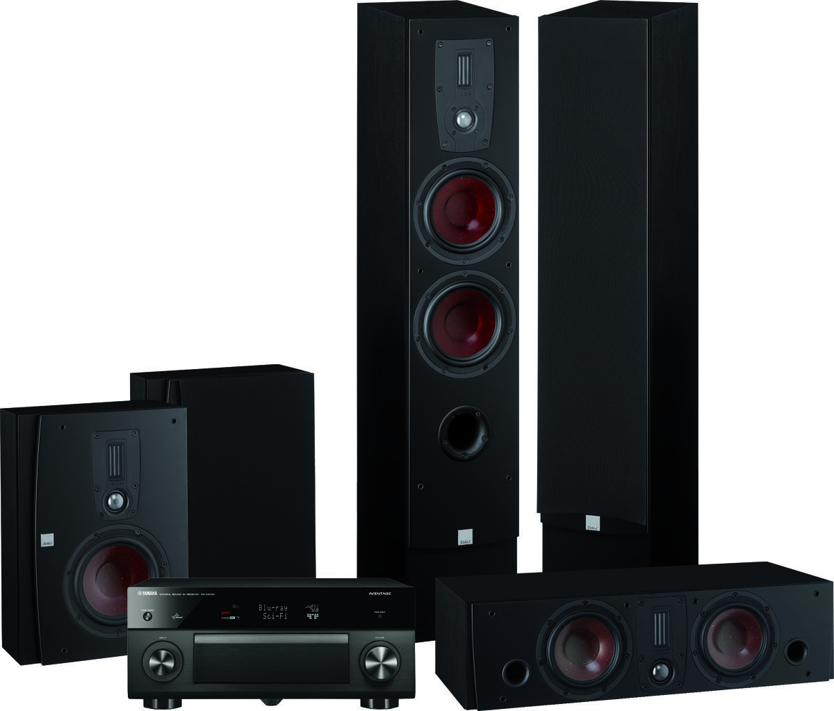 Ampli Yamaha RX-A2030 trong bo dan phoi ghep