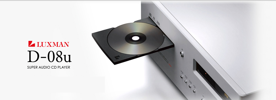 goc mat truoc dau SACD/CD Luxman D-08U