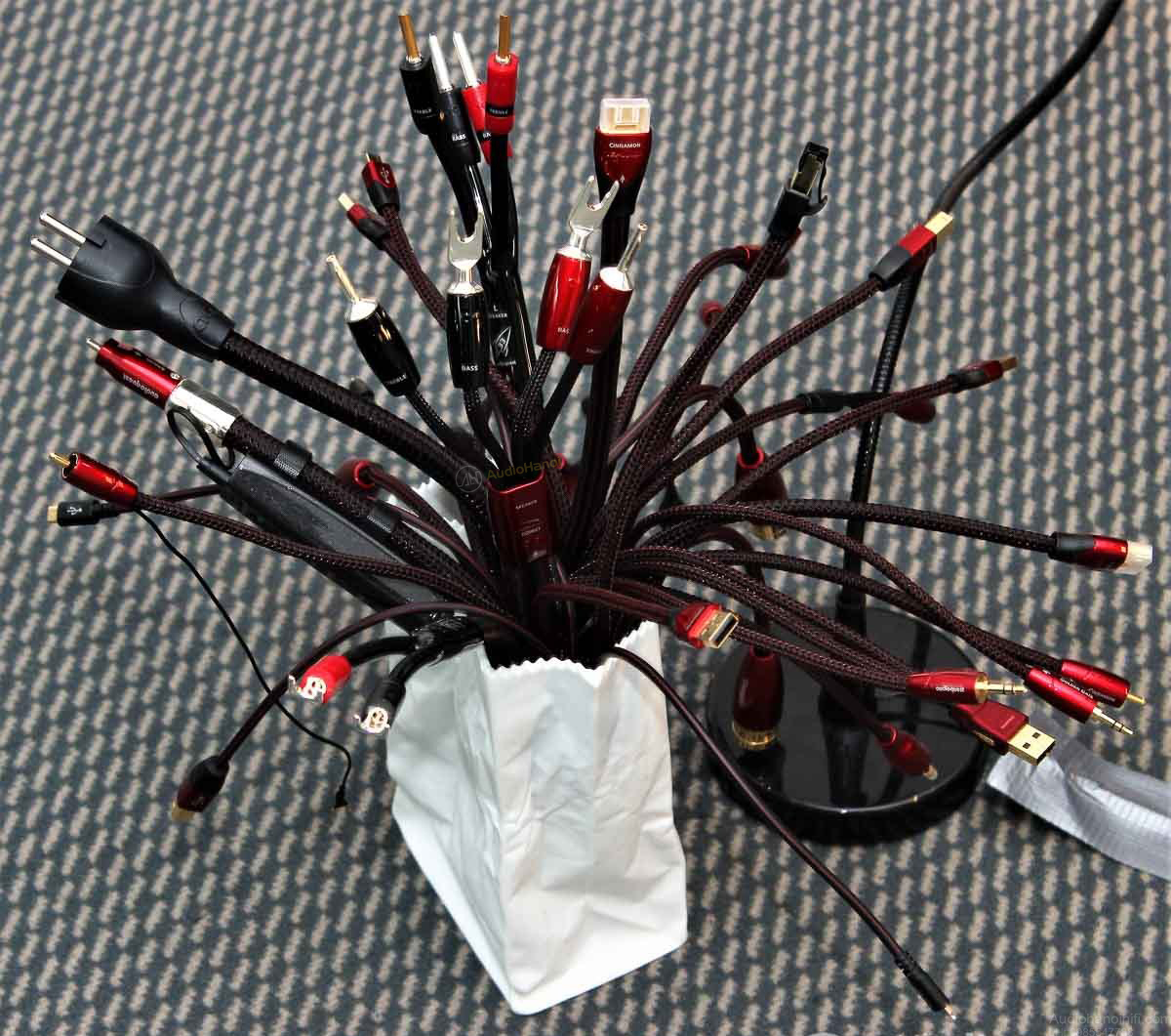 Combo dây loa AudioQuest William Tell Silver Biwire  tot 