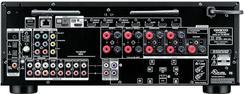 Amply Onkyo TX-NR747 chat luong