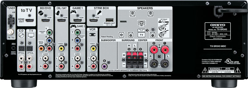 Amply Onkyo TX-SR343 gia thanh tot